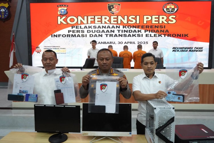 Sindikat Pemalsuan Dokumen Kependudukan Dibongkar Polda Riau