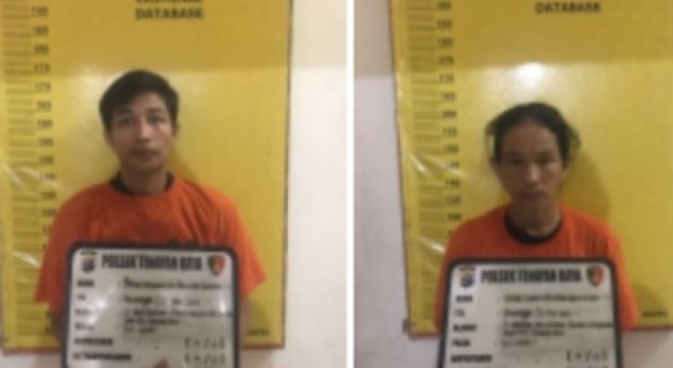 Pasangan Kekasih Ditangkap Polsek Tenayan Raya Karena Mencuri Sepeda Motor Tetangga