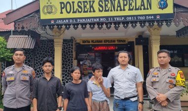 Polsek Senapelan Selamatkan Anak Berkebutuhan Khusus Yang Tersesat