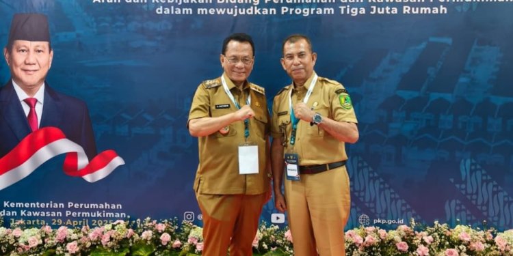 Bupati Rohil Bistamam Jemput Program 3 Juta Rumah dari Presiden untuk Warga Rohil