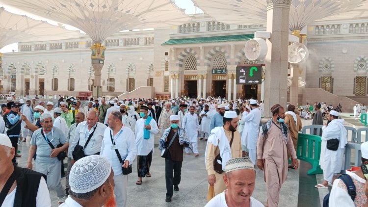3.110 Orang Jamaah Haji Asal Riau sudah di Madinah, Secara Bertahap Menuju Makkah