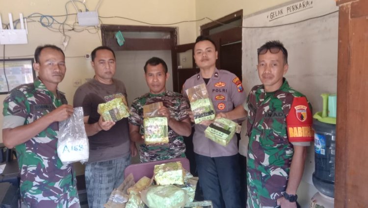 Koramil Masalembu Gagalkan Penyelundupan 35 Kg Sabu