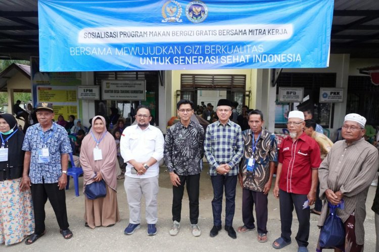 Wujudkan Generasi Sehat, Program Makan Bergizi Gratis Disosialisasikan Keberbagai Desa di Provinsi Riau