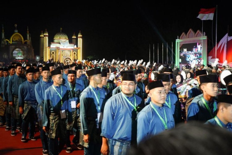 Semangat Kafilah Riau Meriahkan MTQ ke-43 di Bengkalis