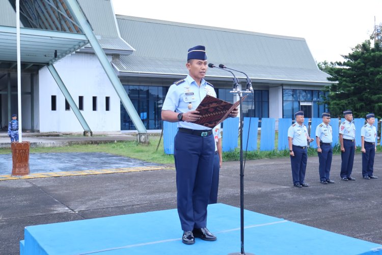 Lanud Sultan Hasanuddin Gelar Upacara Bendera TNI AU
