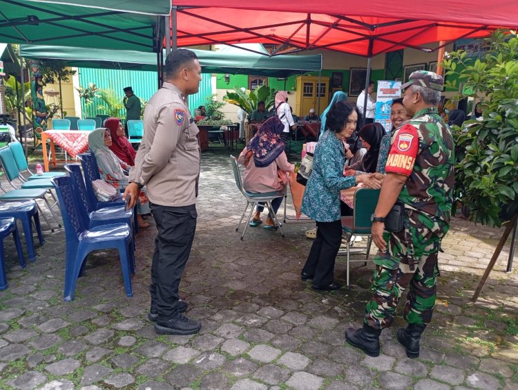 Babinsa Kratonan Dampingi Posyandu Balita di Surakarta