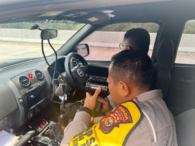 15 Pelanggar Batas Kecepatan Terjaring di Tol Riau