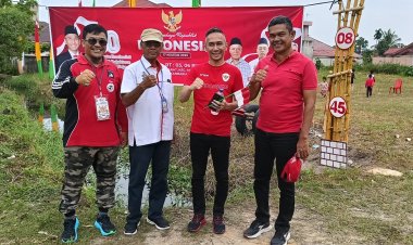 Jalan Santai Warga RW 04 Tangkerang Barat Padati Jalan Beledang, Dilepas Tekad Anggota DPRD Pekanbaru