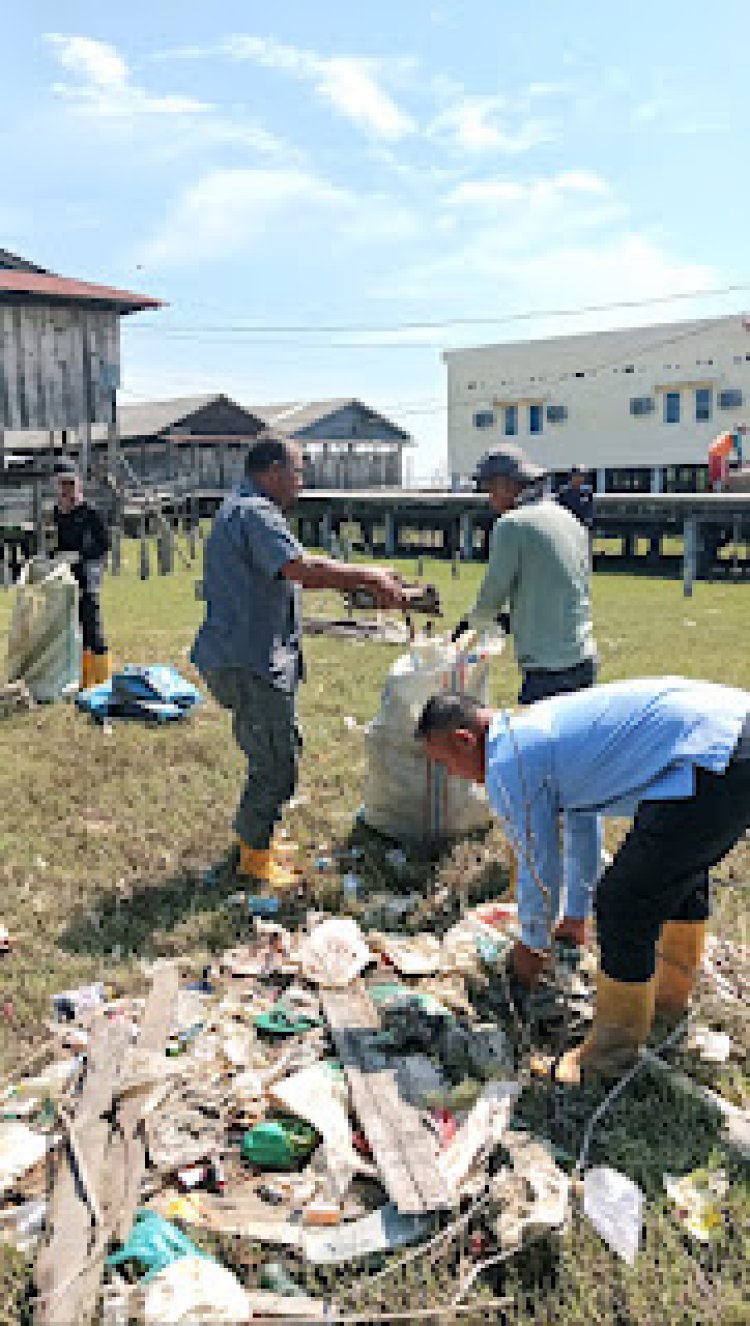 PJ Penghulu dan DLH Rohil Tangani KLB Malaria di Pulau Halang