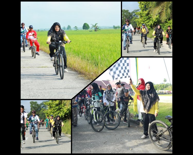Tour de Sawah Bungaraya Meriahkan HUT ke-80 RI
