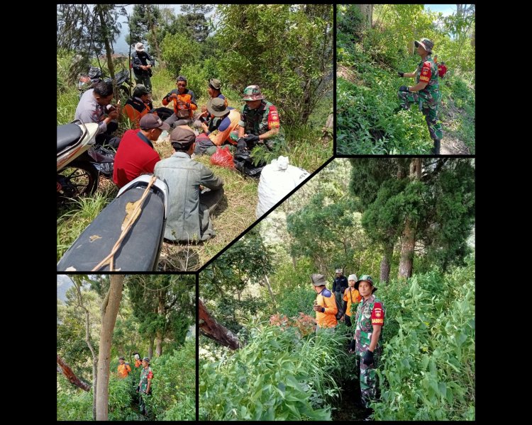 Patroli Gabungan Cegah Karhutla di Lereng Merapi Boyolali Aman