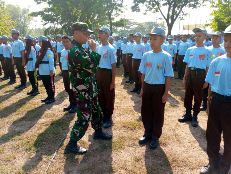 Pelda Sarto Bina Taruna SMK Sakti Gemolong Jadi Generasi Disiplin dan Tangguh