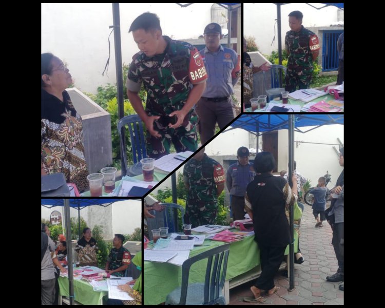 Babinsa Serengan Dampingi Posyandu, Wujudkan Kesehatan Masyarakat Surakarta