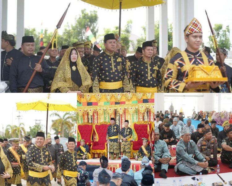 Bupati Kuansing Terima Gelar Adat Tertinggi Datuk Seri Setia Amanah dari LAM Riau