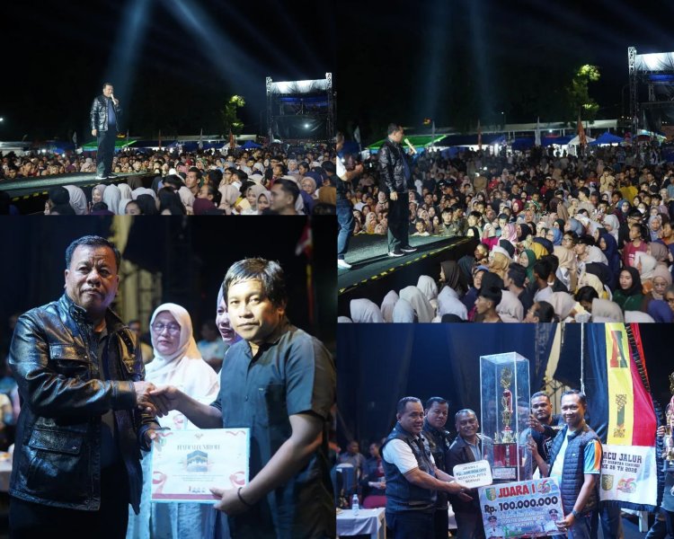 Penutupan Meriah HUT Kuantan Singingi ke-26, Ribuan Warga Padati Taman Jalur Teluk Kuantan