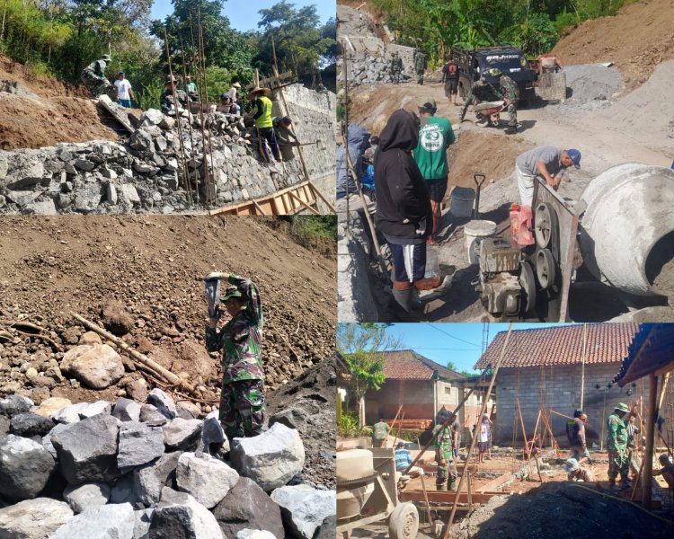 TMMD Boyolali 2025: TNI dan Warga Kompak Bangun Jalan dan Rumah Layak Huni