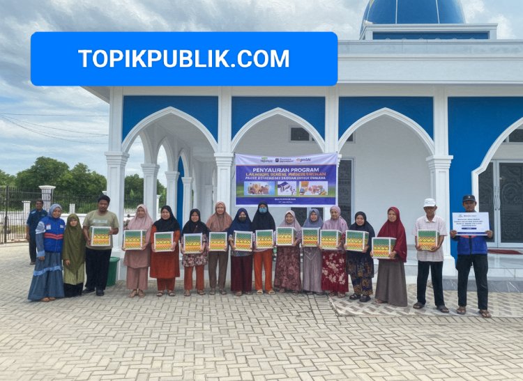 Pegadaian Pekanbaru dan DT Peduli Riau Salurkan Bantuan Ketahanan Pangan