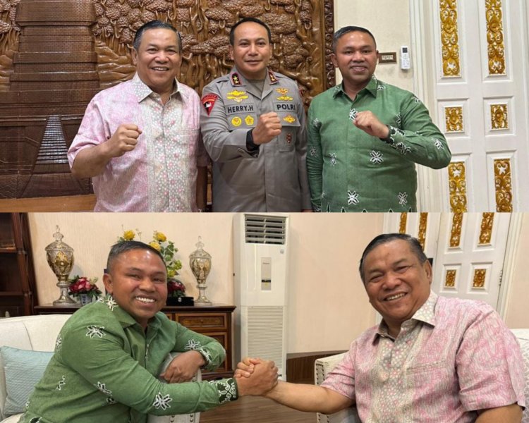 Irjen Herimen Kompakkan Gubernur dan Wagub Riau Lewat Salam Komando