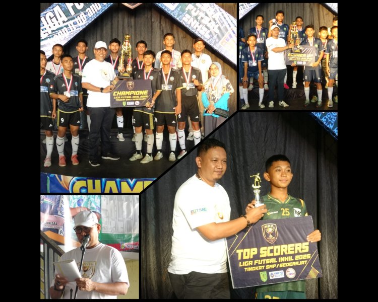 Liga Futsal Pelajar Inhil 2025 Resmi Ditutup, Bupati Harap Lahir Atlet Muda Berprestasi