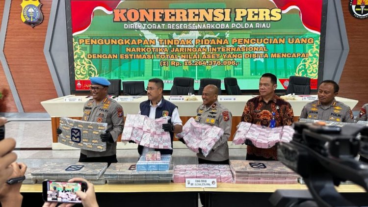 Sindikat Narkoba Internasional Dibongkar, Aset Rp15 Miliar Disita Polda Riau