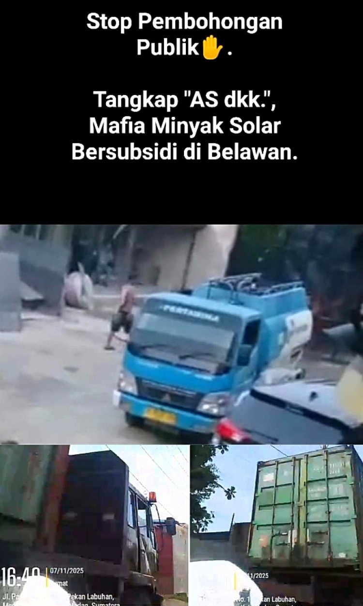 Mafia Solar “AS dkk” di Belawan Diduga Masih Merajalela