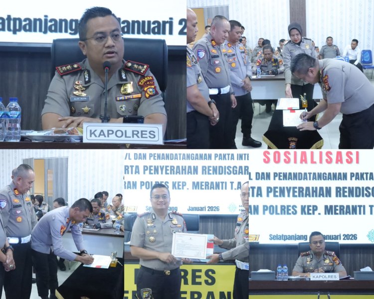 Polres Meranti Tegaskan Transparansi Anggaran 2026