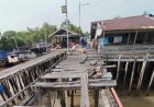 Dermaga Peranggas Meranti Rusak Parah, Sopandi Tekan Pemda Segera Bangun Pelabuhan Baru