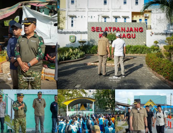 Bupati Asmar Tinjau Pasar Modern Selatpanjang, Pastikan Harga Sembako Stabil Jelang Ramadhan