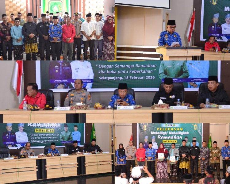 Bupati Asmar Lepas 75 Mubaligh Ramadhan di Kepulauan Meranti