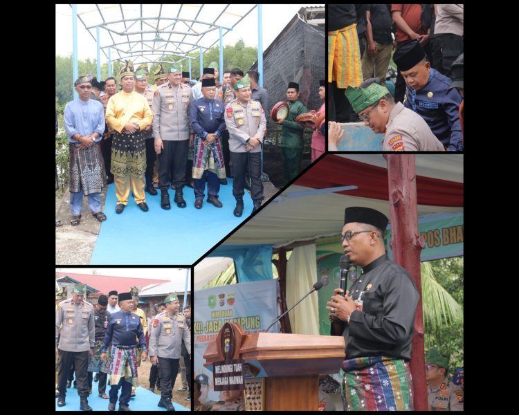 Kapolda Riau dan Bupati Meranti Hadiri Susur Sungai Jelajah Kampung Jelang Ramadan