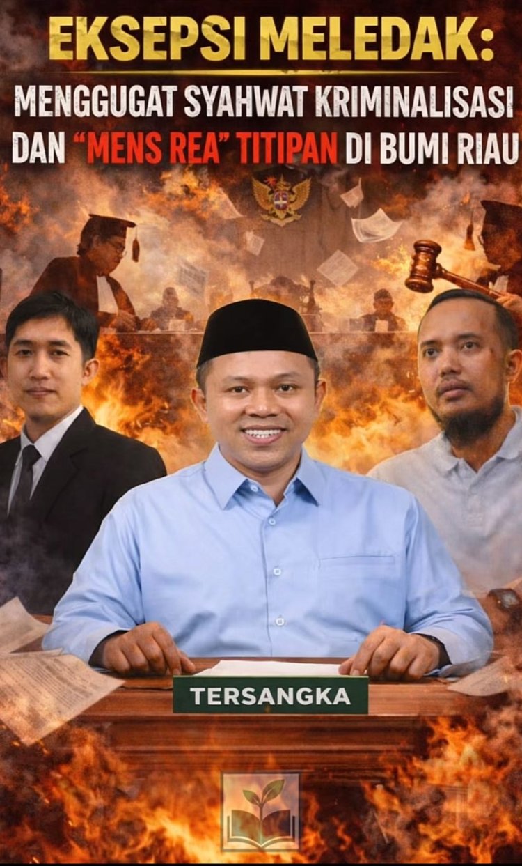 Eksepsi Gubernur Riau Ungkap Dugaan Kriminalisasi