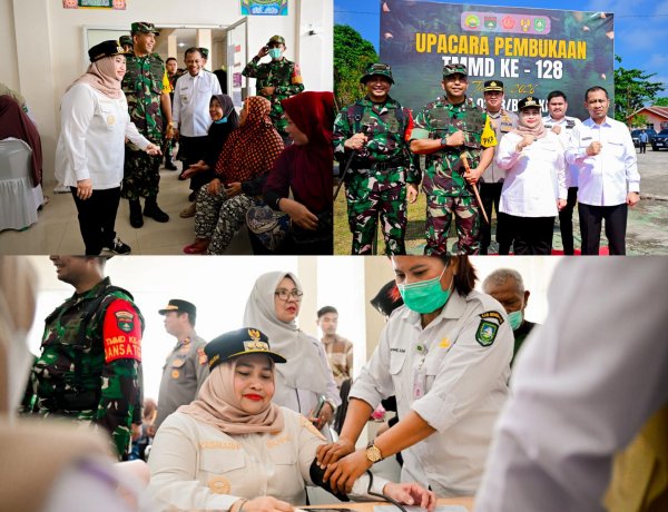 Bupati Kasmarni Dorong Pembangunan Desa Lewat TMMD ke-128 di Pinggir