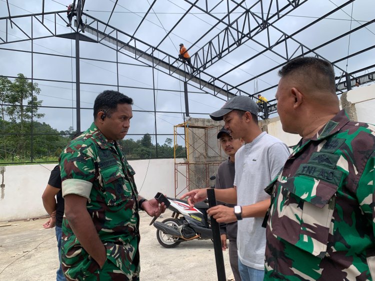 Dandim Wonogiri Tinjau Pembangunan KDKMP Bubakan Girimarto