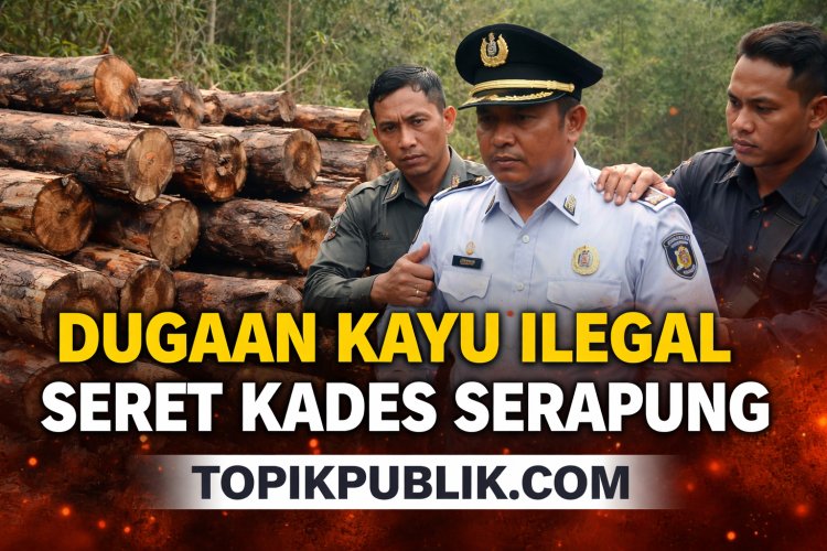 Kades Serapung Tersangkut Dugaan Kayu Ilegal, Dana Puluhan Juta Belum Kembali