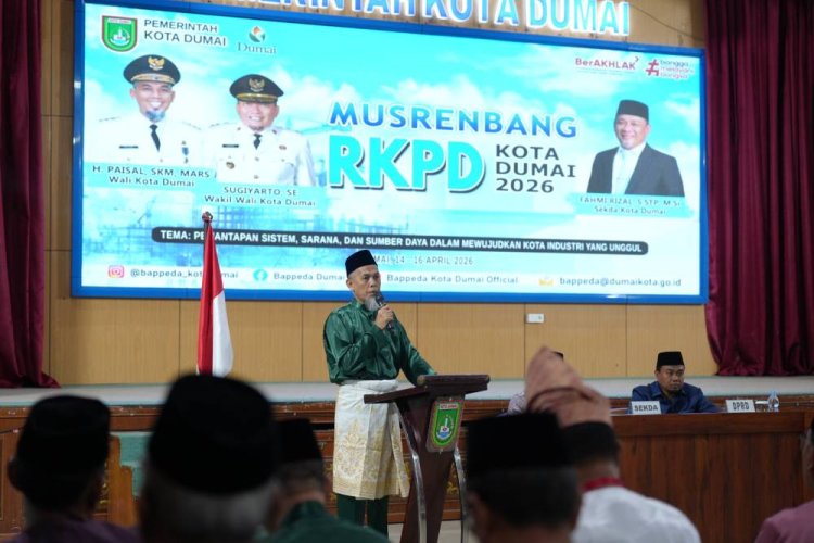 Wako Paisal Pimpin Musrenbang RKPD Dumai 2027, Fokus Sinergi Pembangunan