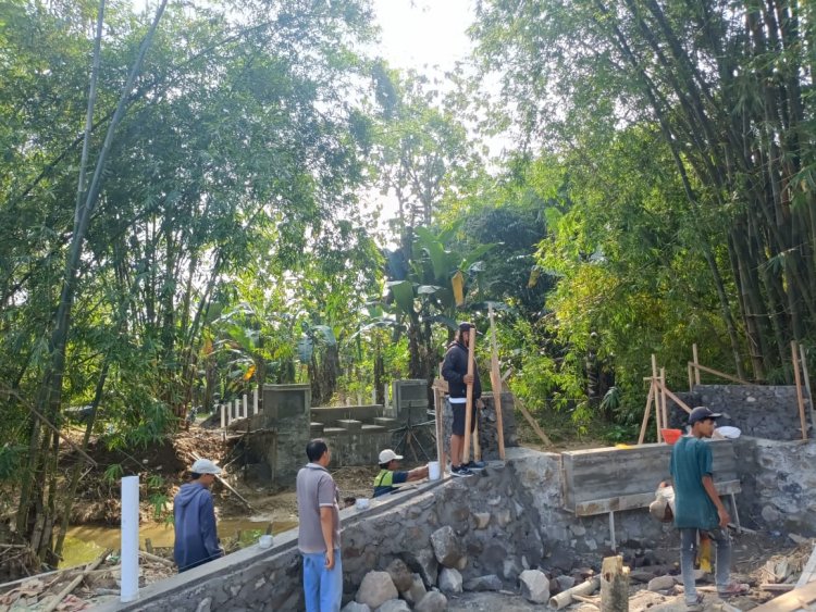 Progres Jembatan Beton Garuda Sambeng Boyolali Capai Tahap Struktur Utama