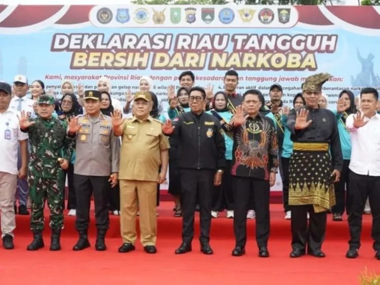 Satgas Anti Narkoba Riau Dideklarasikan, Panipahan Jadi Peringatan Keras