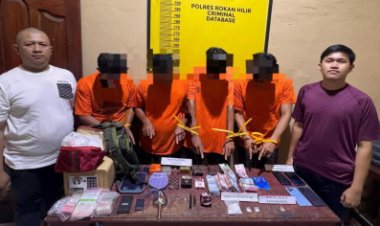 Bandar Sabu Rohil Ditangkap, Polisi Temukan 283 Amunisi Senpi