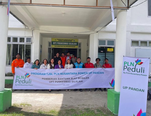 Puskesmas Silalahi, Menerima CSR Alat Mobiler Dari PT PLN Nusantara Power Unit Pembangkitan Pandan