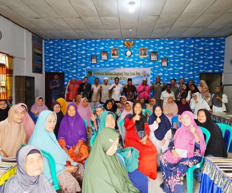 62 Warga Sintong Pusaka Terima BLT Dana Desa 2026