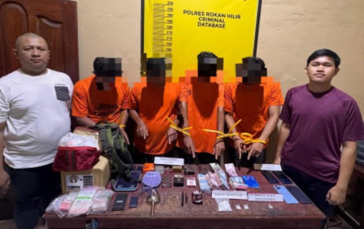 Bandar Sabu Rohil Ditangkap, Polisi Temukan 283 Amunisi Senpi