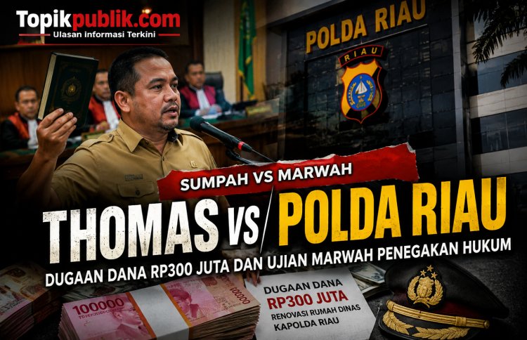 Sumpah Thomas vs Polda Riau: Dugaan Dana Rp300 Juta dan Ujian Marwah Penegakan Hukum