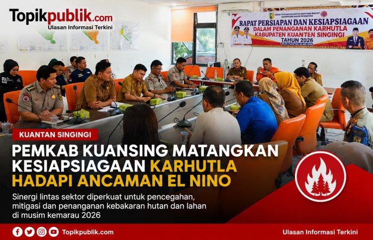 Pemkab Kuansing Perkuat Kesiapsiagaan Karhutla Hadapi Ancaman El Nino 2026
