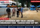 Turun ke Lapangan, Bupati Suhardiman Awasi Langsung Persiapan Venue MTQ Riau ke-44