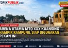 Arena Utama MTQ XXX Kuansing Hampir Rampung, Siap Digunakan Pekan Ini