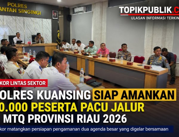 Polres Kuansing Koordinasi Pengamanan Pacu Jalur dan MTQ Riau, 10 Ribu Peserta Diprediksi Hadir