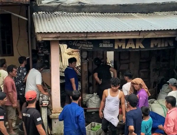 1 Unit Rumah Permanen Milik Marsita Br. Sihombing Di Pegagan Julu IX, Dilalap Si Jago Merah