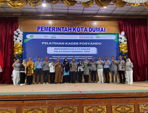 Pemko Dumai Apresiasi Sinarmas–Tzu Chi, Pelatihan Kader Posyandu Dukung Percepatan Penurunan Stunting