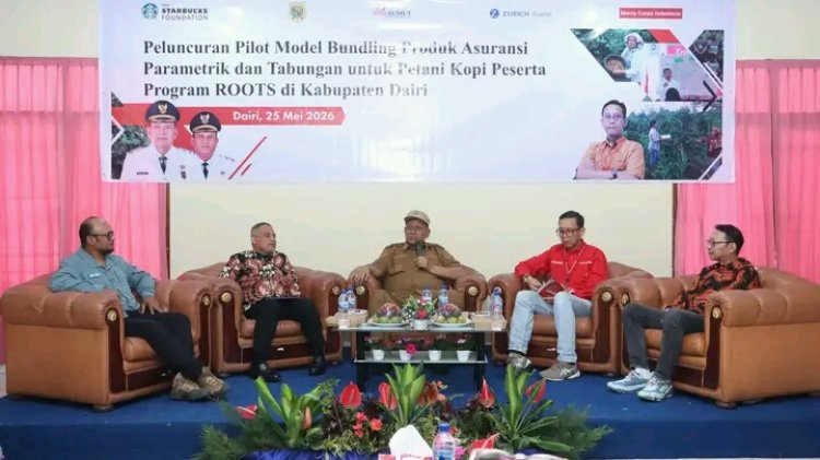 Pemkab Dairi Luncurkan Pilot Model Produk Asuransi Parametrik Indeks Cuaca Dan Tabungan, Bagi Petani Kopi