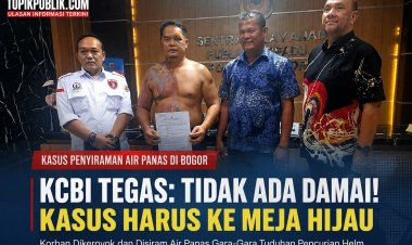 KCBI Tegas Tolak Damai Kasus Penyiraman Air Panas di Bogor